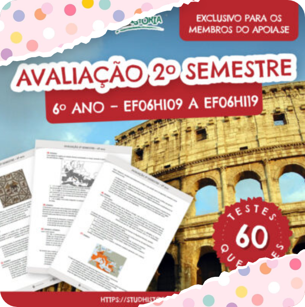 AVALIAÇÃO 2º SEMESTRE – 6º ANO: 60 testes