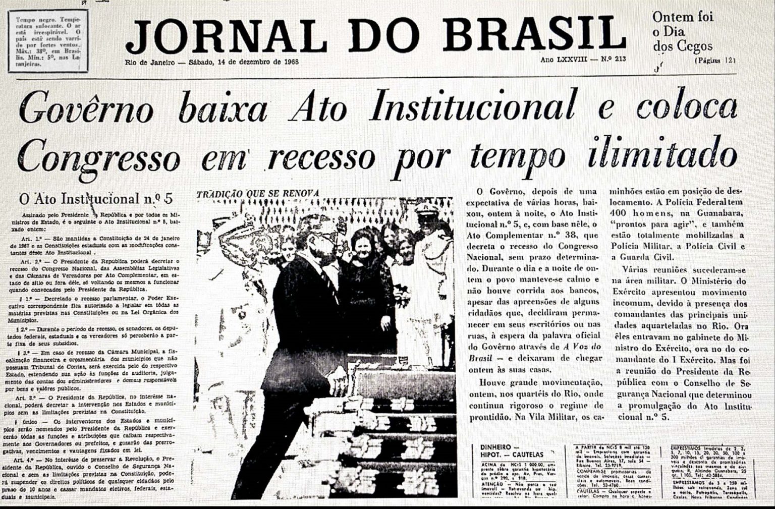Brasil República Decretação do AI StudHistória