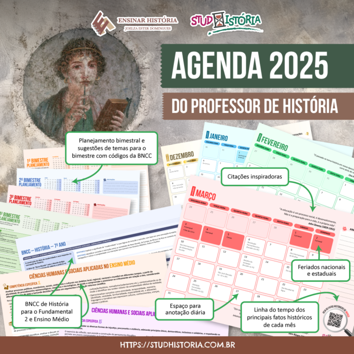 AGENDA 2025 DO PROFESSOR DE HISTÓRIA