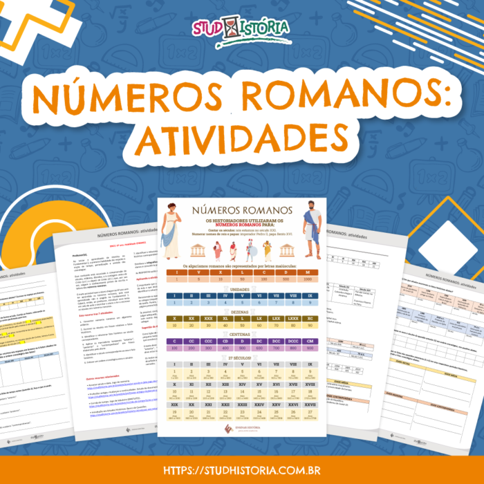 Números romanos: Atividades (GRATUITO)