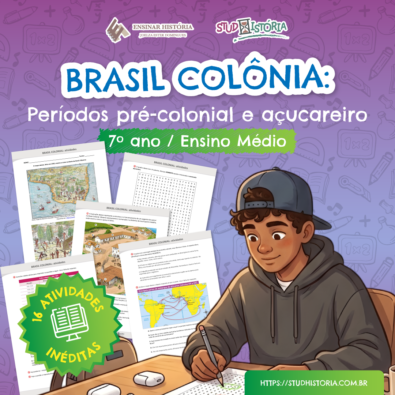 Brasil Colônia: períodos pré-colonial e açucareiro. 16 Atividades